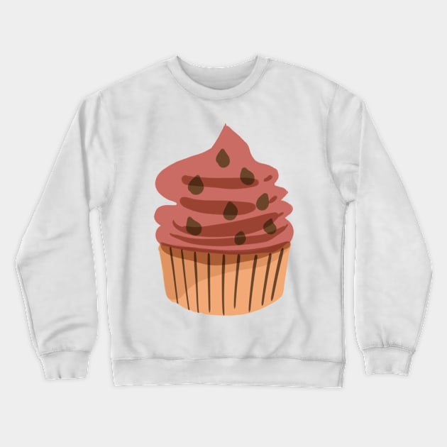 Chocolate cupcake cute graphic cooking sweet pastel style Crewneck Sweatshirt by meisanmui